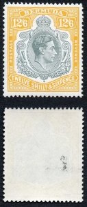 Bermuda SG120e 12/6 Grey and Pale-orange Perf 13 U/M Cat 100 pounds