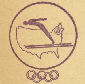 USA 1932 Lake Placid NY III Olympic Winter Games Opening 2c #716 Postage Cover