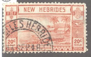 New Hebrides- British, Sc #53, Used