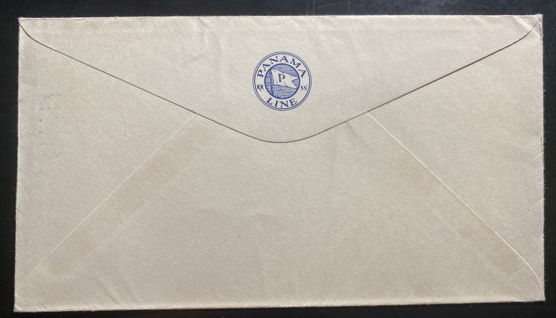 1939 Colon Canal Zone Maiden Voyage First Day Cover To Milwaukee USA SS Panama
