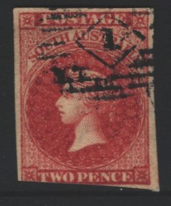 South Australia Sc#6b Used - unable to detect a watermark