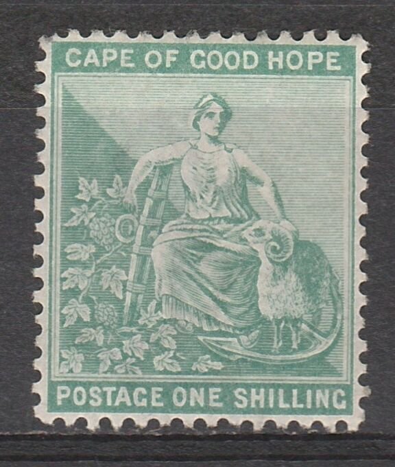 SOUTH AFRICA 1893 HOPE 1/- WMK ANCHOR  