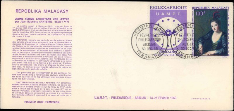 Madagascar, Art, Stamp Collecting, Seals and Labels