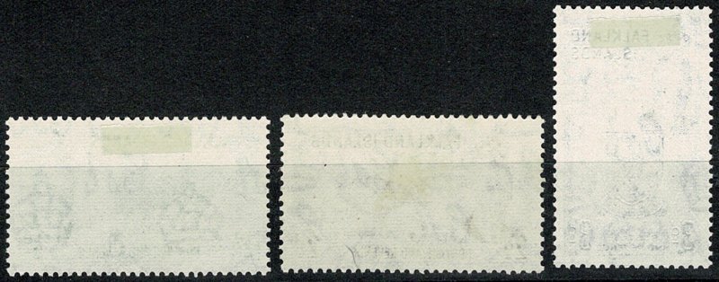 FALKLAND Is.1952 KG VI PART SET 1/2d-3d UNUSED SG172-176 Wmk.MSCA P13x13.5 VGC