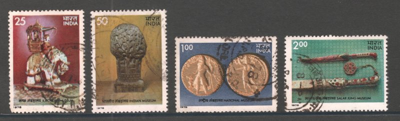 INDIA #800-803,  Used  VF,   CV $3.90 ....  2820589