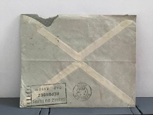 Morocco 1938 Au Coin de Londres  Air Mail  to England stamp cover   R31880