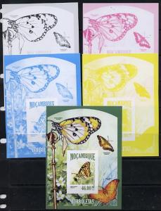 Mozambique 2013 Butterflies #5 deluxe sheet - the set of ...