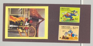 Grenada Grenadines #350-359 IYC, Disney 9v & 1v S/S Imperf Proofs