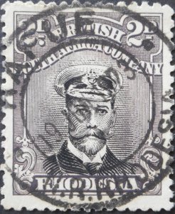 Rhodesia Admiral Die III 2d with Kafue (DC) postmark