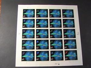 U.S.# 4019-MINT/NEVER HINGED--X-PLANES --FULL PANE OF 20---HOLOGRAM--2006