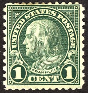 U.S. #578 MINT OG HR