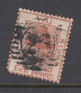 Orange Free State SG 1 used. 1868 1p pale brown, Numeral 23 in grid x