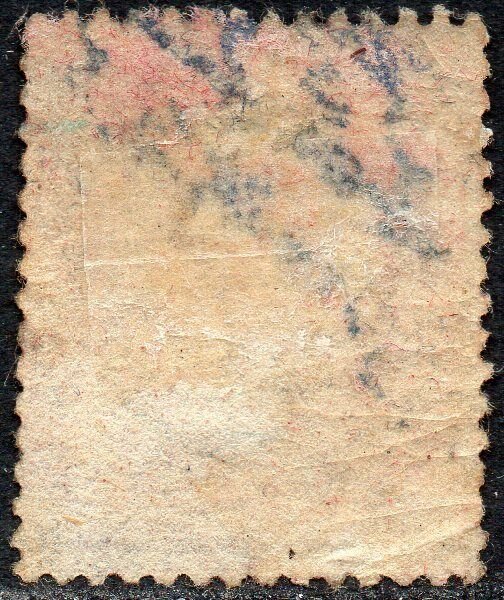 1876 Sg 43 1d rose-red 'TG' Plate 190 with London Duplex Cancel Fine Used