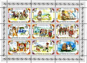 TRISTAN da CUNHA 282 S/S MNH SCV $2.10 BIN $1.25 CHRISTMAS 1980