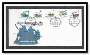 Cocos Islands #72a Inaugration Of Air Service Strip FDC