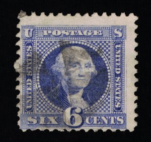 VERY AFFORDABLE GENUINE SCOTT #115 FINE USED 1869 PICTORIAL NBNC CLEAR G-GRILL