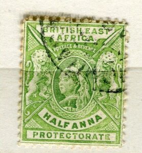 BRITISH KUT; 1890s QV Protectorate issue fine used Shade of 1/2a. value