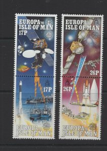 Isle of Man #468-71  (1991 Europa Space set ) VFMNH  CV $4.10