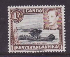 Kenya Uganda Tanganyika-Sc#80a- id9-unused og NH 1sh KGVI-Trees-13x12.5-1949-any