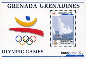 Grenadines. Sport. 1992 Barcelona Olympics.