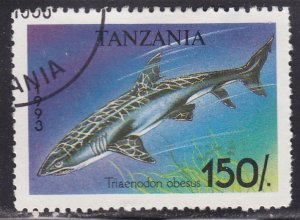 Tanzania 1141 Triaenodon Obesus Shark 1993