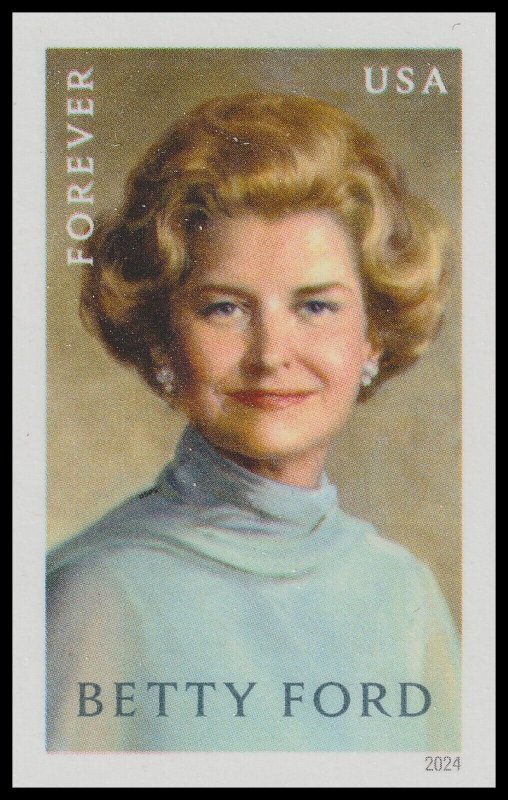 US 5852a Betty Ford imperf NDC single MNH 2024