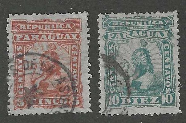 Paraguay 12-13 Used Complete SC:$6.00