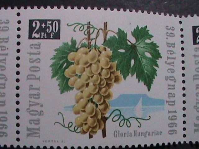 HUNGARY-1966  STAMP DAY-MNH STRIP-VERY FINE WE SHIP TO WORLD WIDE-WE COMBINED