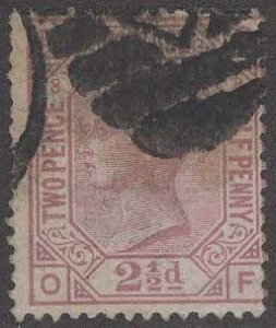 Great Britain , 67, used, plate 8.