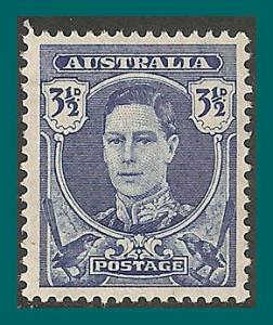 Australia 1942 KGVI, mint 195,SG207