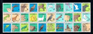 [40547] Colombia 1980 Animals Wild life Fight against literacy MNH