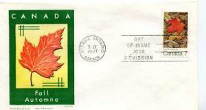 Canada 537 Maple Leaf Autumn, Jackson, FDC