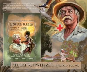 GUINEA 2012 SHEET ALBERT SCHWEITZER NOBEL PRIZE