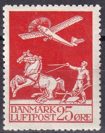 Denmark #C3  F-VF Unused CV $45.00 (Z6297)