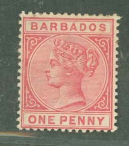 Barbados #61 Unused Single