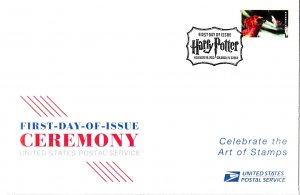 USPS FDC Ceremony #4829 Harry Potter Fawkes The Phoenix Novel Film Rowling 2013