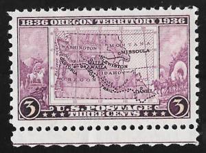 783 3 cents Oregon Stamp Mint OG NH EGRADED XF 91 XXF