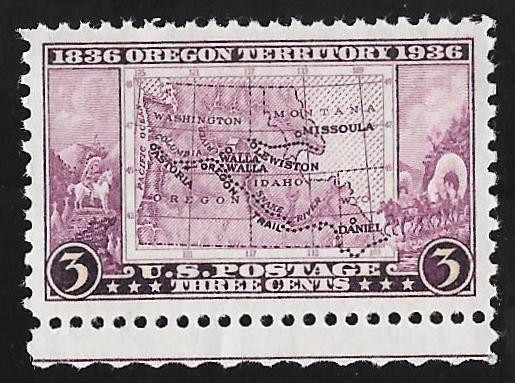 783 3 cents Oregon Stamp Mint OG NH EGRADED XF 91 XXF