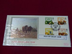 Great Britain First Day Cover 1989 Food & Farming Isle of Grain cancel