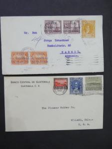 EDW1949SELL : GUATEMALA Very interesting collection of 40 covers with many nice