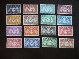 Stamps - French Guiana - Scott# 173-188 - Used Part Set of 16 Stamps