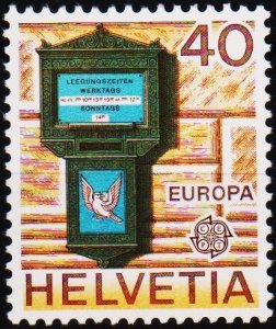 Switzerland. 1979  40c S.G.975 Unmounted Mint