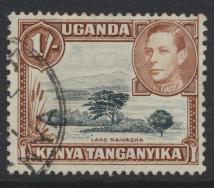 Kenya Uganda Tanganyika KUT - Used  - SG 145 SC#80 - perf 13 x 11¾ -see details