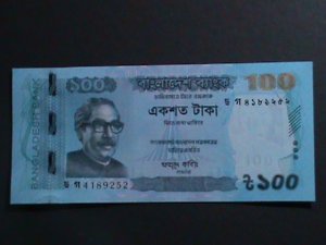 BANGLADDESH-2019 BANK OF BANGLADESH -100 TAKAS-UNCIRCULATED CURRENCY VF