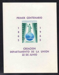 El Salavador #C210a w/ Union Overprint ~ Eucharistic ~ Mint, NH  ~ 1965