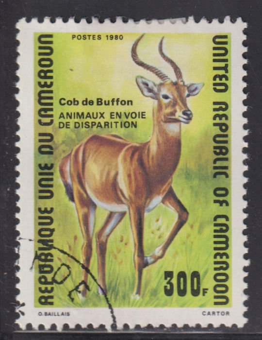 Cameroun 679 Buffon's Antelope 1980