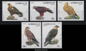 Azerbaijan Scott 458-462 Mint never hinged.