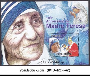 GUINEA BISSAU - 2010 MOTHER TERESA - MIN. SHEET MNH