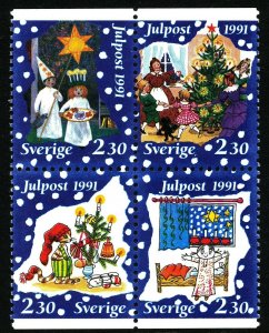 Sweden 1991 Christmas.  MNH