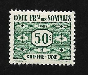 Somali Coast 1947 - MNH - Scott #J41